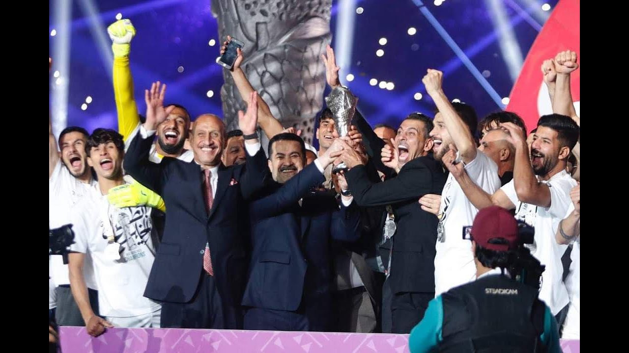 تكريم المنتخب الوطني العراقي بمناسبة فوزه في بطولة خليجي 25 في البصرة | 2023/1/19
