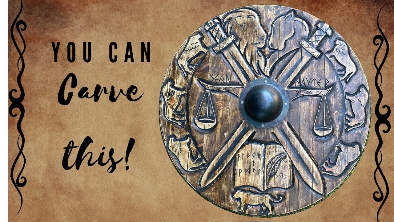 How to Draw & Carve A Custom Viking Shield