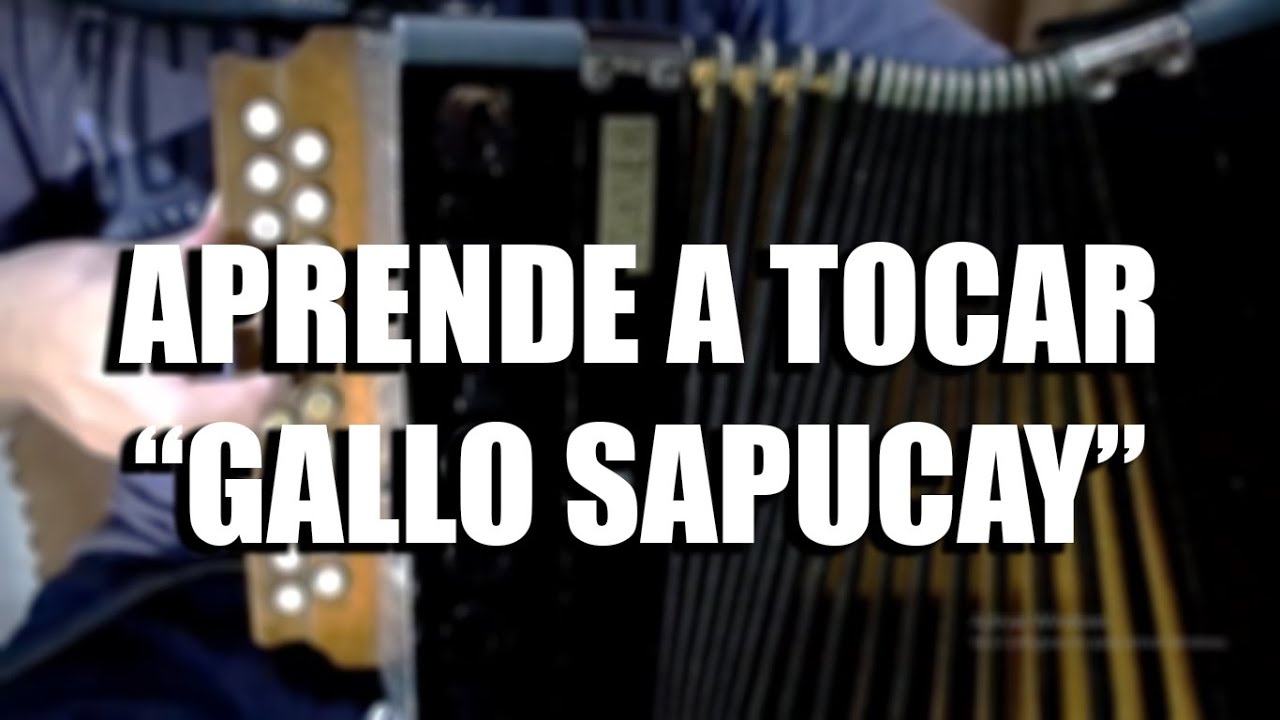 Gallo Sapucay | Tutorial de acordeón #83.