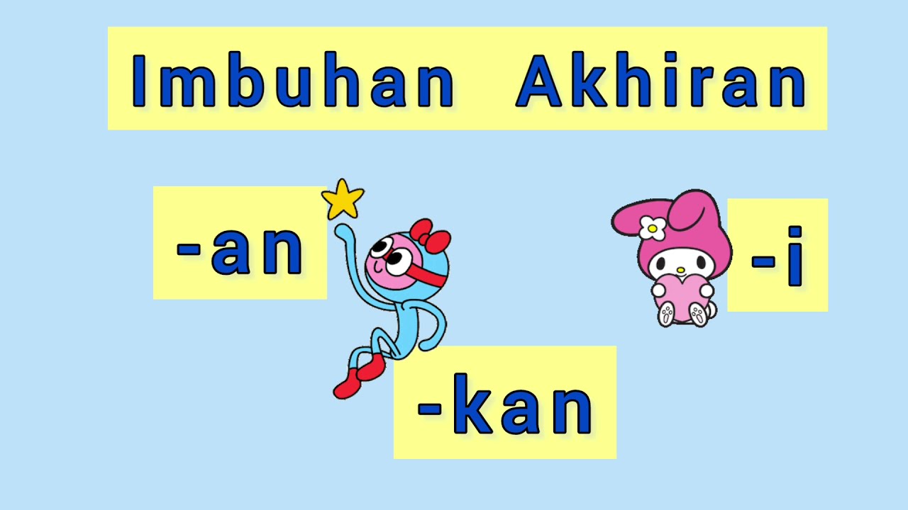 BAHASA MELAYU / TATABAHASA  / PENGIMBUHAN #tatabahasa#imbuhantahun456