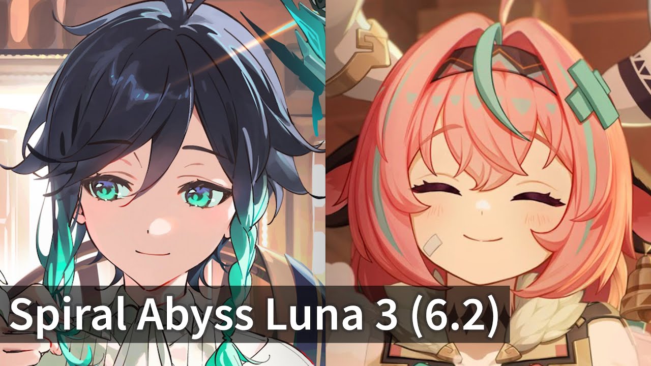 Genshin Impact | Spiral Abyss Luna 3 (6.2) | 36 Stars | Venti & Varesa Team