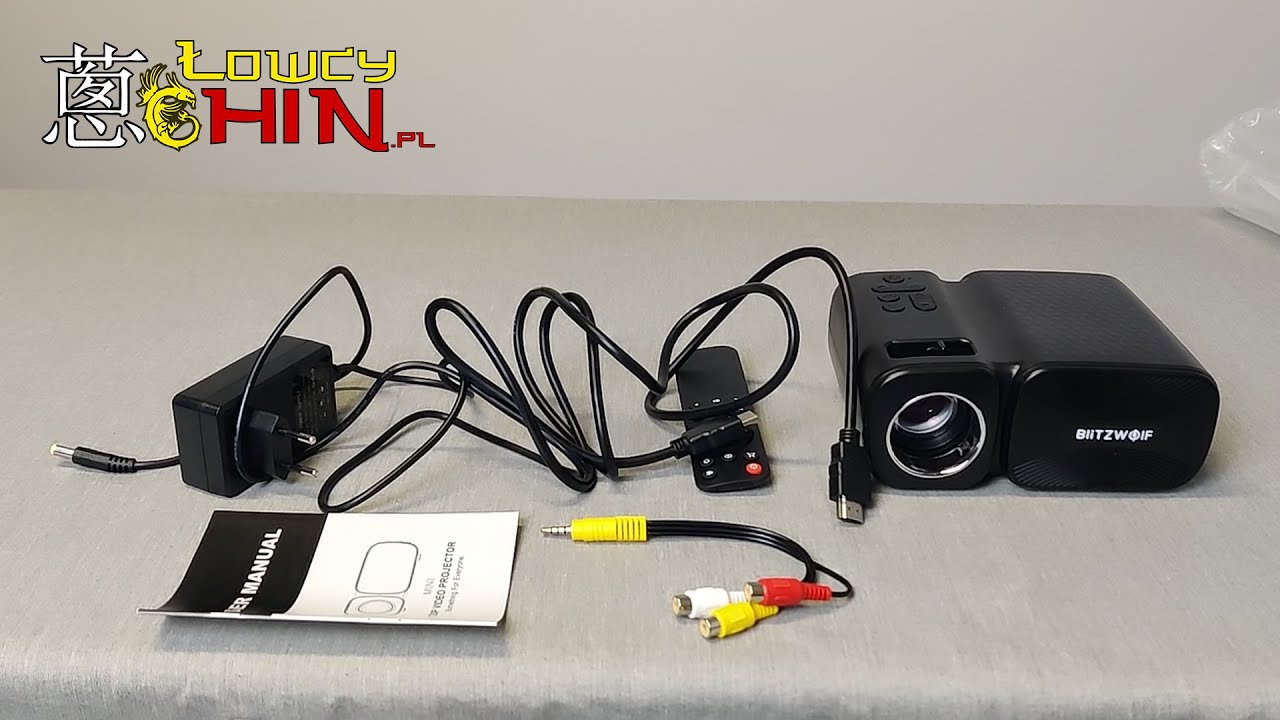 Мини-светодиодный проектор BlitzWolf BW-V3 &mdash; обзор/тест &mdash; LowcyChin.pl