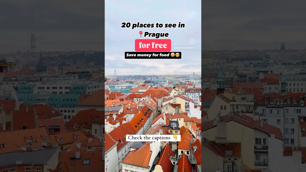 Top 20 Free Places to See in Prague, Czech Republic #traveltips #free #budgettravel #prague