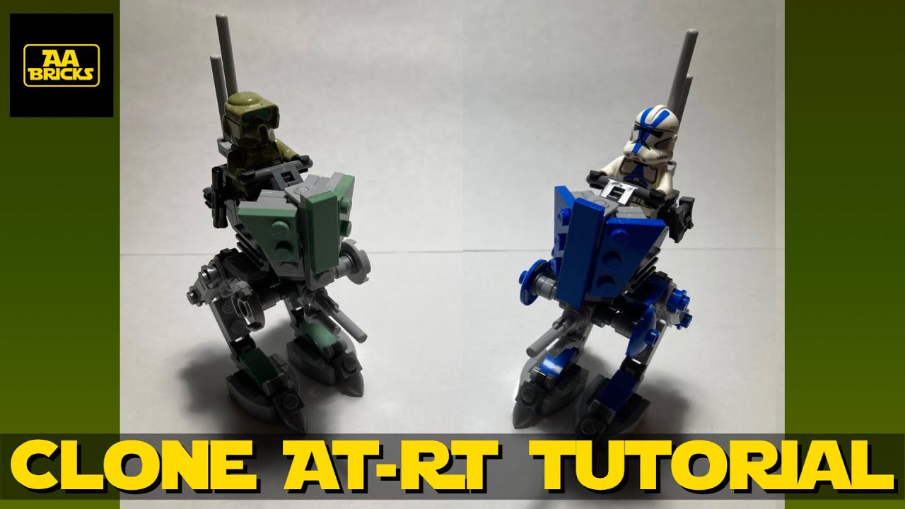 Custom Lego AT-RT Tutorial | Lego Star Wars MOC | Double-A_Bricks