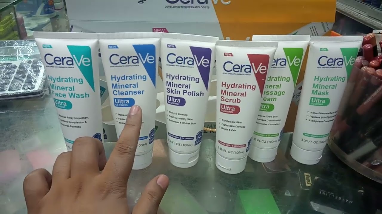CeraVe hydrating mineral facial kit price.how to apply facial step by step.
