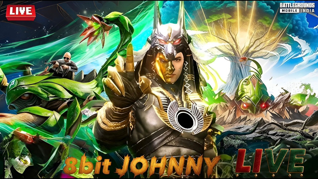 🔴LIVE - CONQUEROR RANK PUSH | BGMI | JOHNNY is LIVE #gameशुरु #bgmi