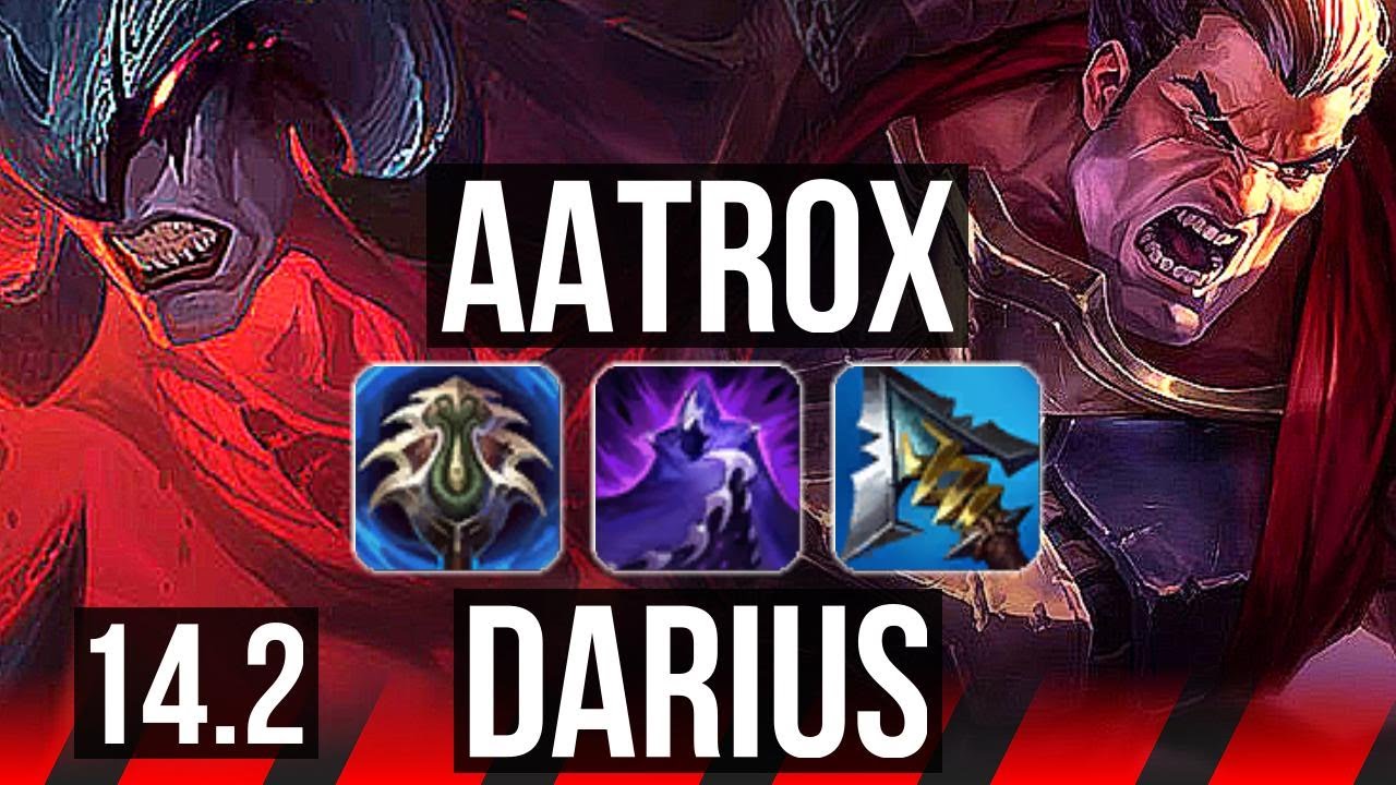 AATROX vs DARIUS (TOP) | Comeback, 300+ games | KR Master | 14.2