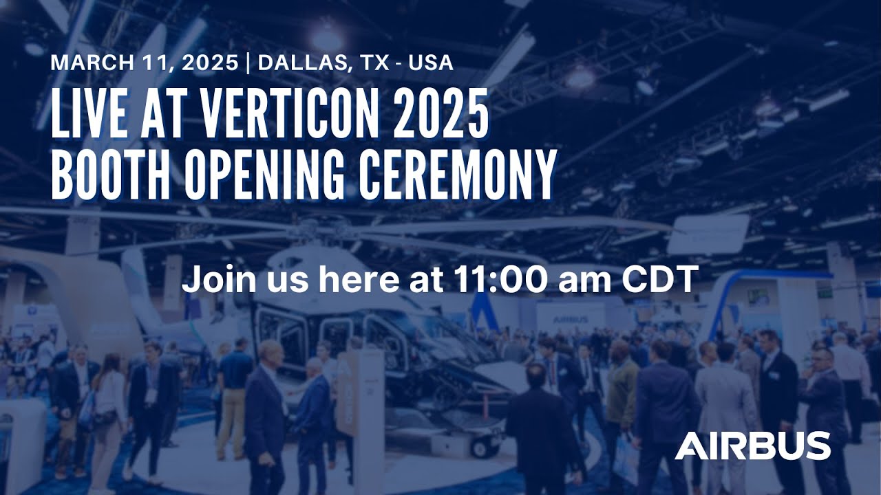 Booth opening ceremony at VERTICON 2025
