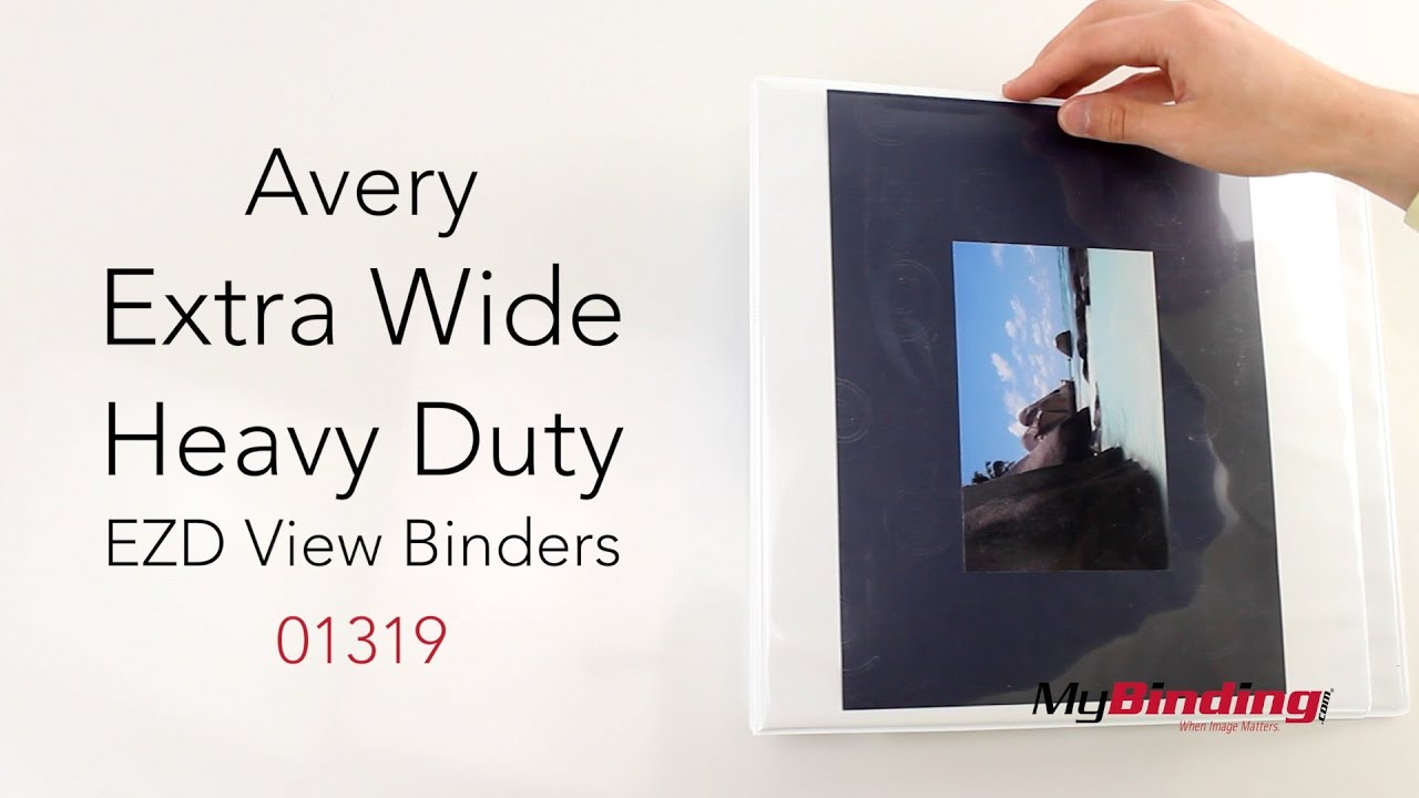 Avery Extra Wide Heavy Duty EZD View Binders