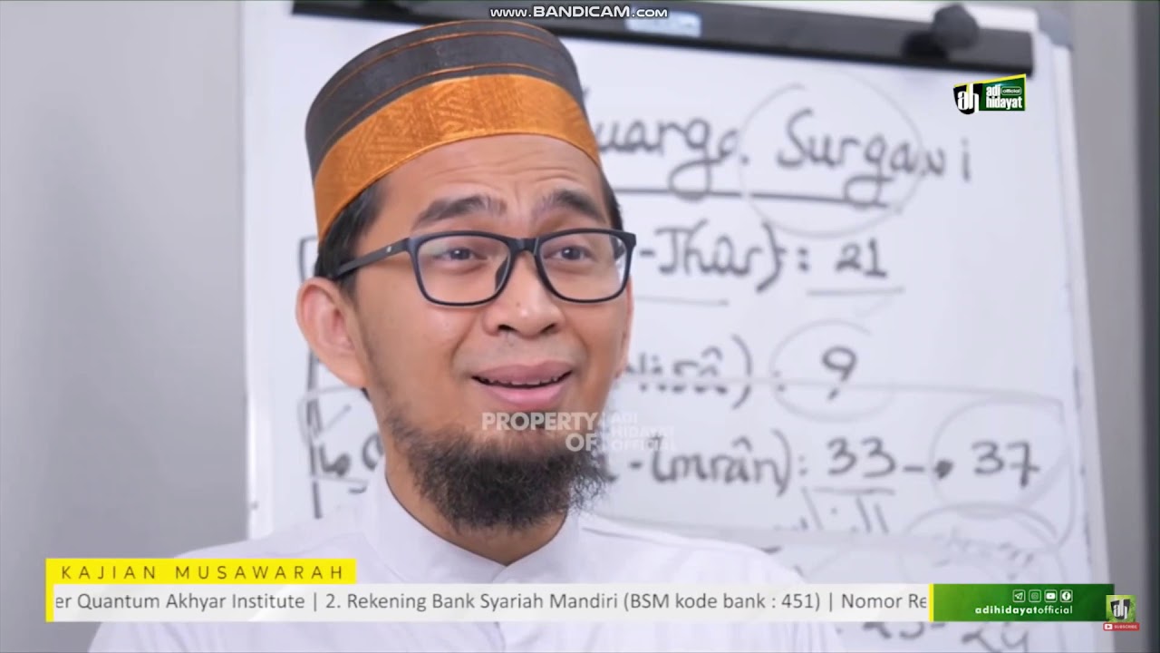 Ust. Adi Hidayat Lc.M.A | Keluarga Al Quran | Keluarga surga| Surga Adn | Tausiyah | Tarbiyah |Ngaji