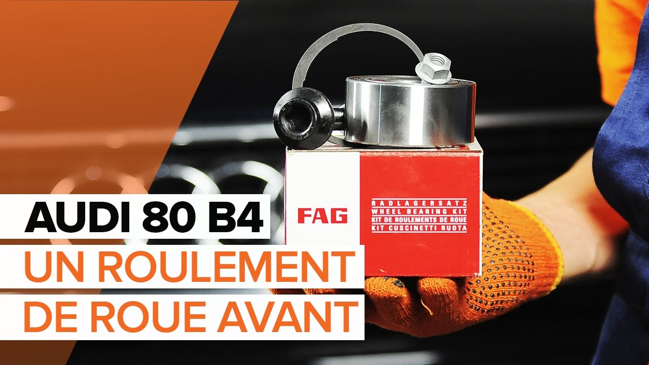 Comment remplacer des roulement de roues avant sur une AUDI 80 B4 TUTORIEL | AUTODOC