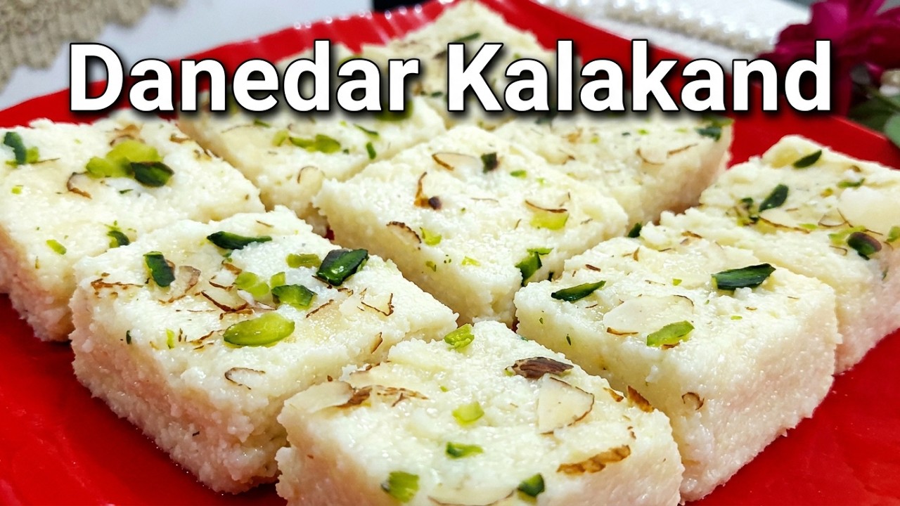Kalakand | दानेदार कलाकंद | Milk Cake Recipe | मलाई बर्फी | Kalakand Recipe