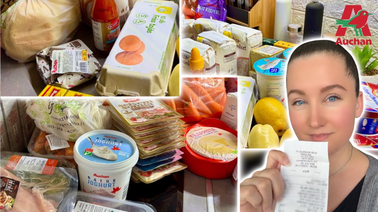 Auchan nagybevásárlás - mi került a kosárkánkba? @O&T konyhája