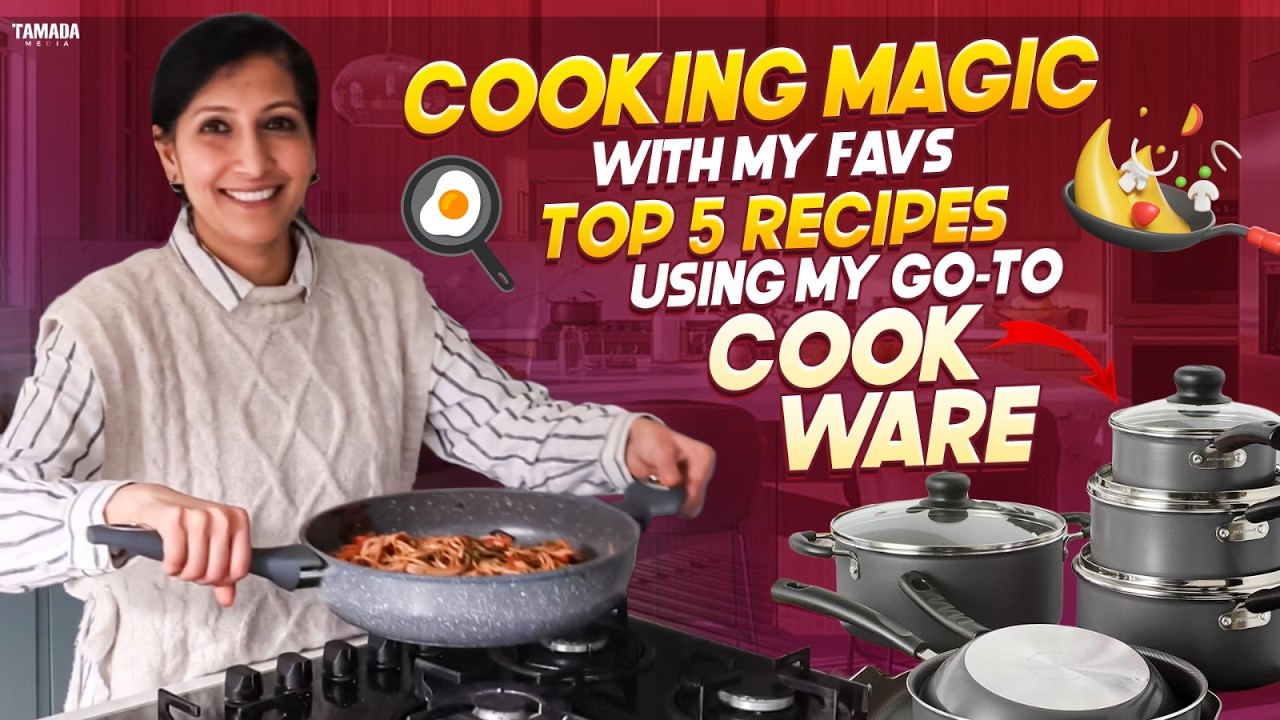 Cooking Magic with My Favs! 🌟 Top 5 Recipes Using My Go-To Cookware 🍳| It's Sushma's