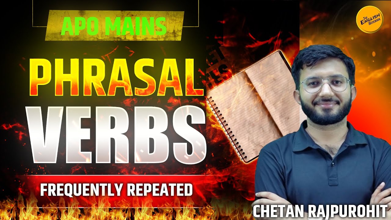 📘 Phrasal Verbs for APO MAINS ENGLISH | RAS MAINS 2025 Preparation 🔥