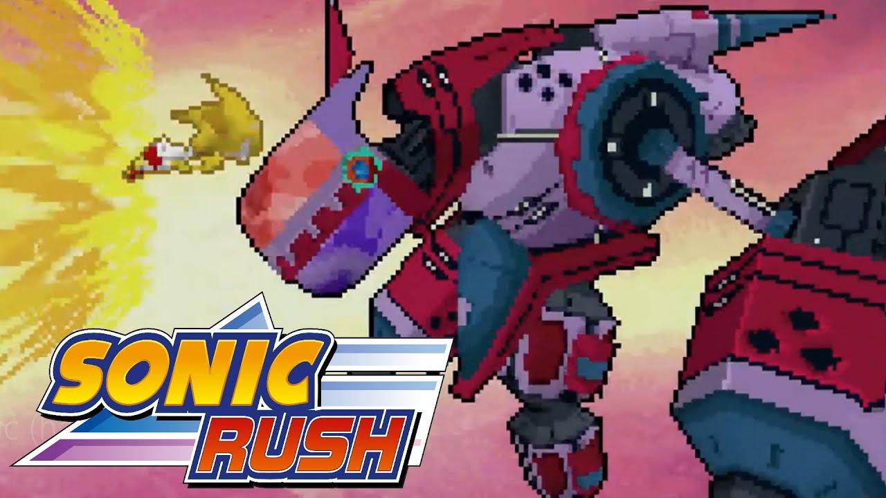 Sonic Rush: All Bosses (As Sonic)