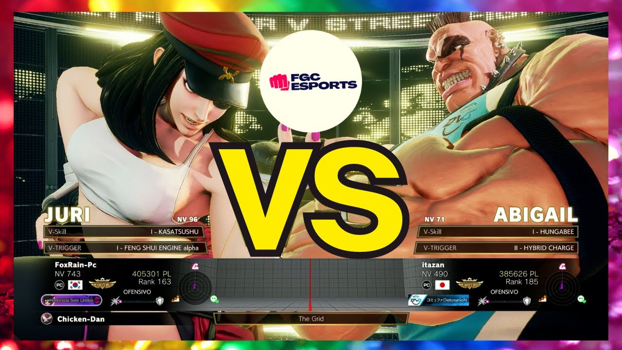 SFV CE | Itazan (ABIGAIL) vs Foxrain (JURI) | STREET FIGHTER V CE | High Level Gameplay