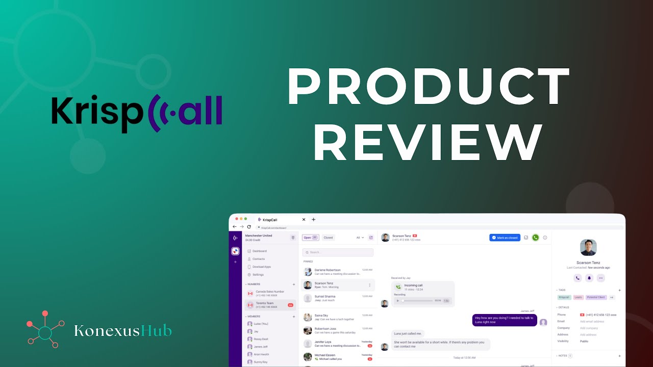 KrispCall &ndash; Cloud Telephony & Unified Call Management Platform | Admin & Support Review