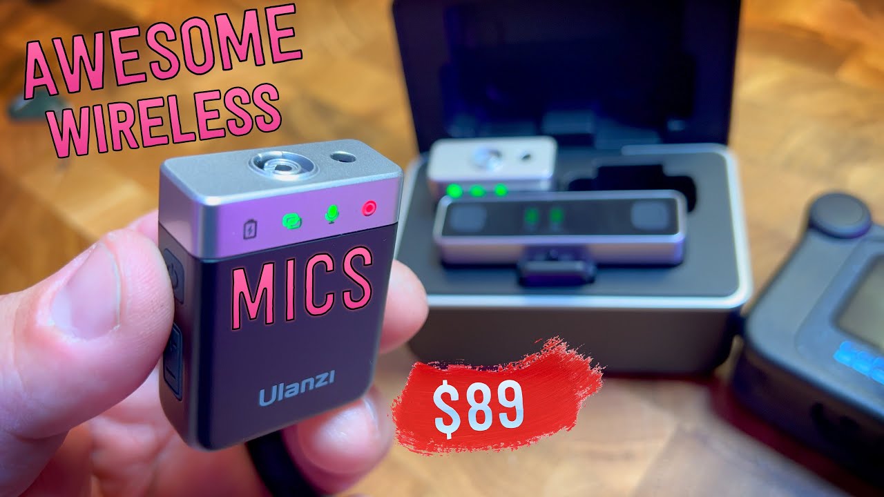 Ulanzi Dual Wireless Mic System does ALOT for 