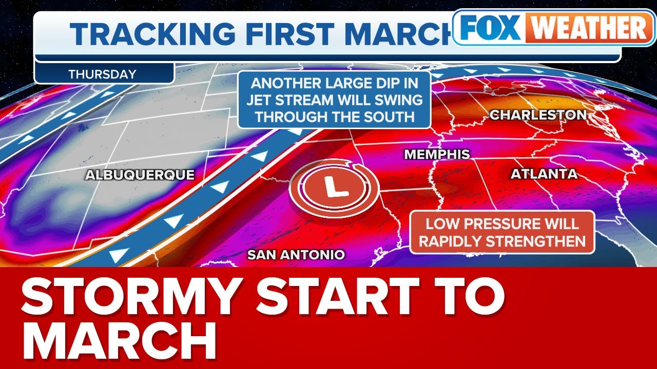 Severe Outbreak, Heavy Snow Possible in Eastern US as March Begins