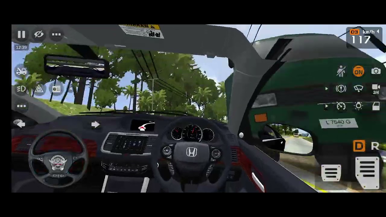 Bus simulator Indonesia drive Honda Accord 2017 model 