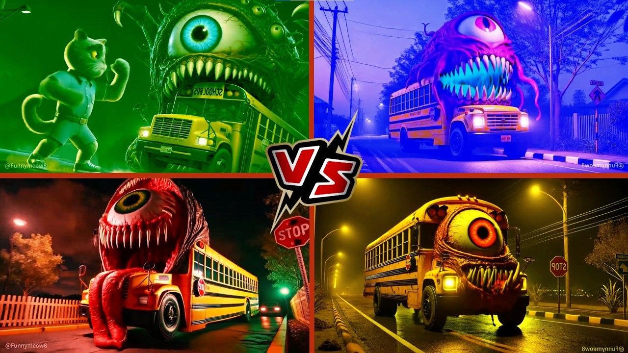 🚌SCHOOL BUS EATER🎶CoffinDance Song