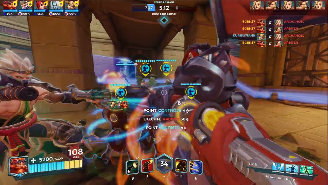 ez wave with barik without shoot in paladins