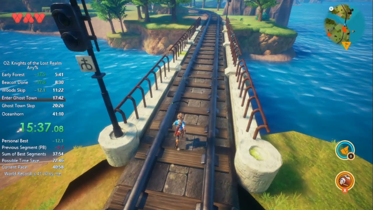 Oceanhorn 2: Knights of the Lost Realm - Any% speedrun in 40:34 (Former WR)