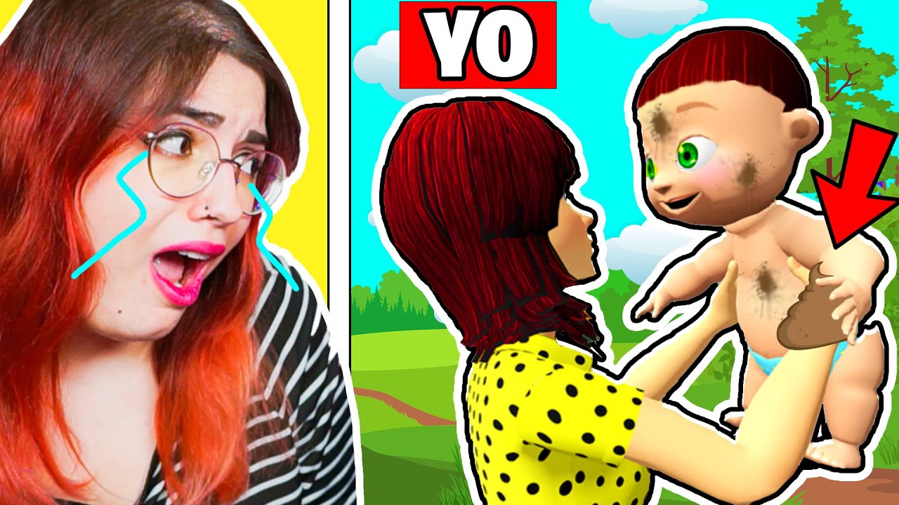 POR FIN SOY MAMÁ... pero SALE MAL!! (Mother Simulator) | Luly Juega🍼