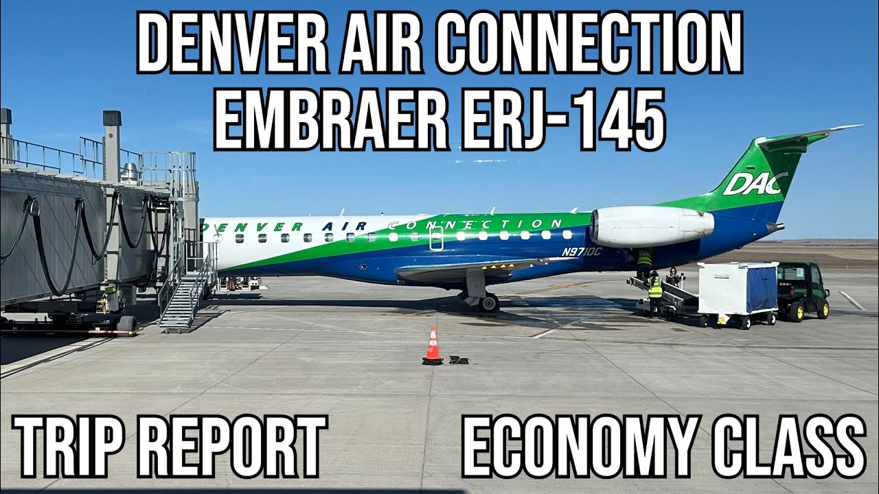 [TRIP REPORT] Denver Air Connection Embraer ERJ-145 | Denver (DEN) - Pierre, SD (PIR)