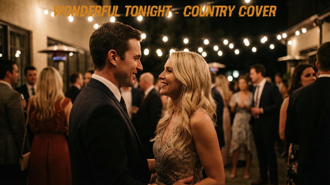 Wonderful Tonight (Eric Clapton Cover) - Lyrics Video - Country Cover