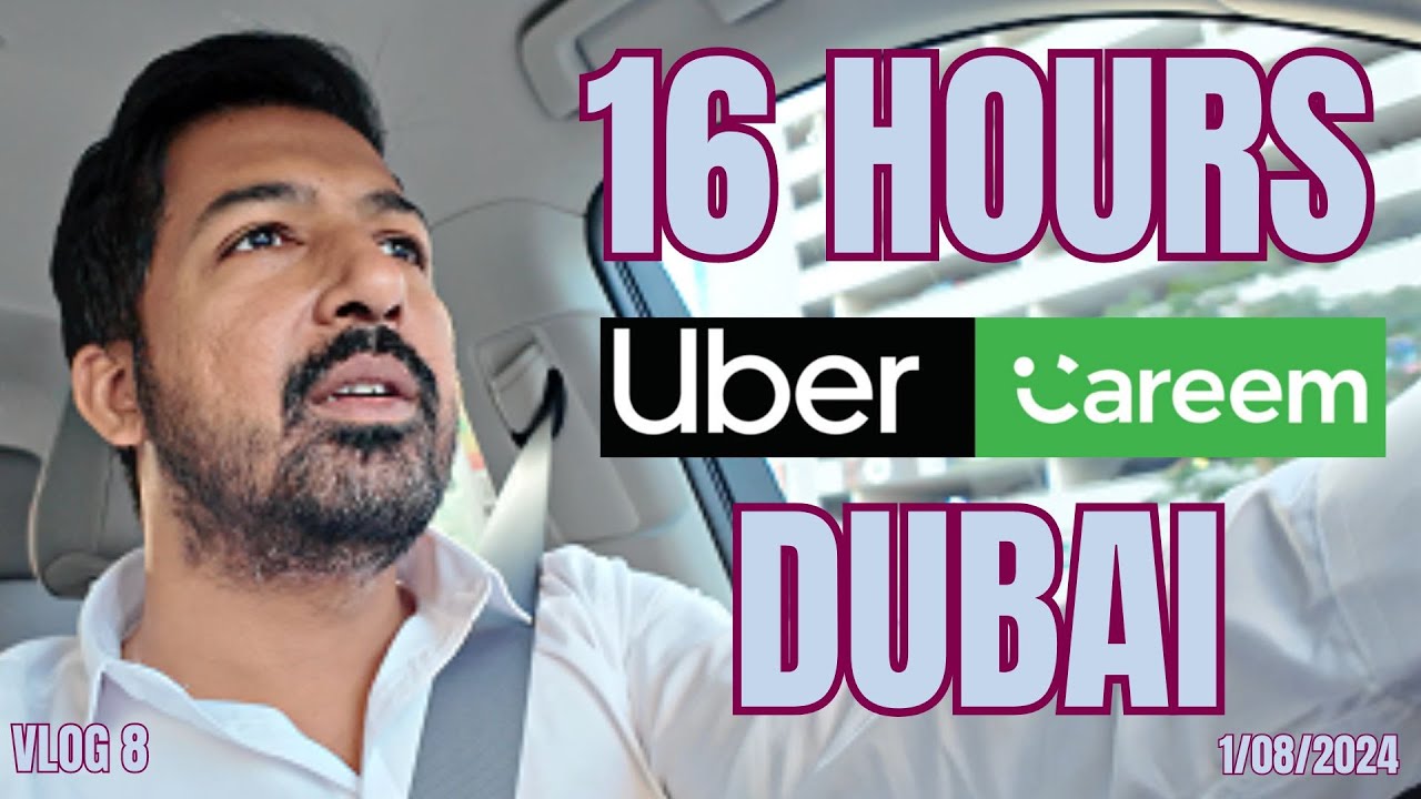 VLOG 9 | 16 HOURS DRIVING | INCOME | EARNINGS | UBER | CAREEM | MONDAY | 01/08/2024