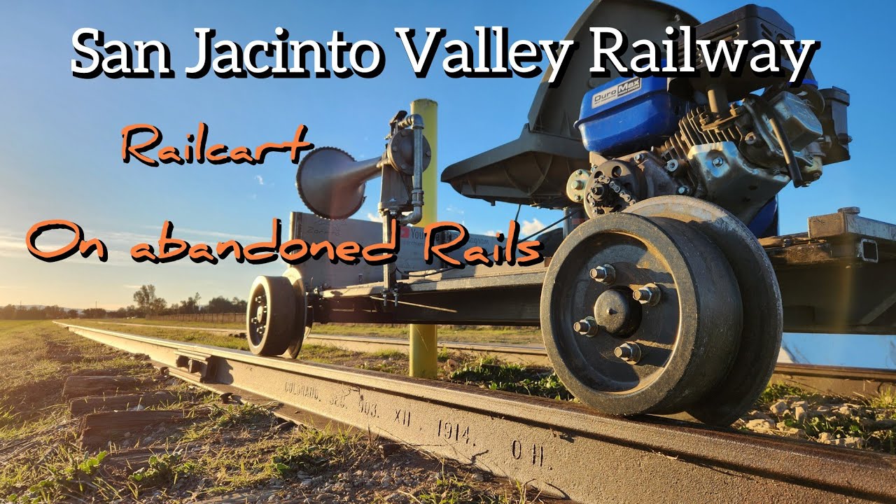 En Railcart por el abandonado San Jacinto Valley Railway (parte 1)