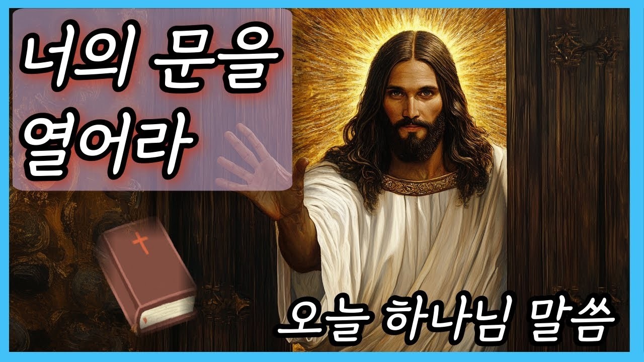 너의 문을 열어라 오늘 하나님 말씀 Open your doorsTodays Message from God