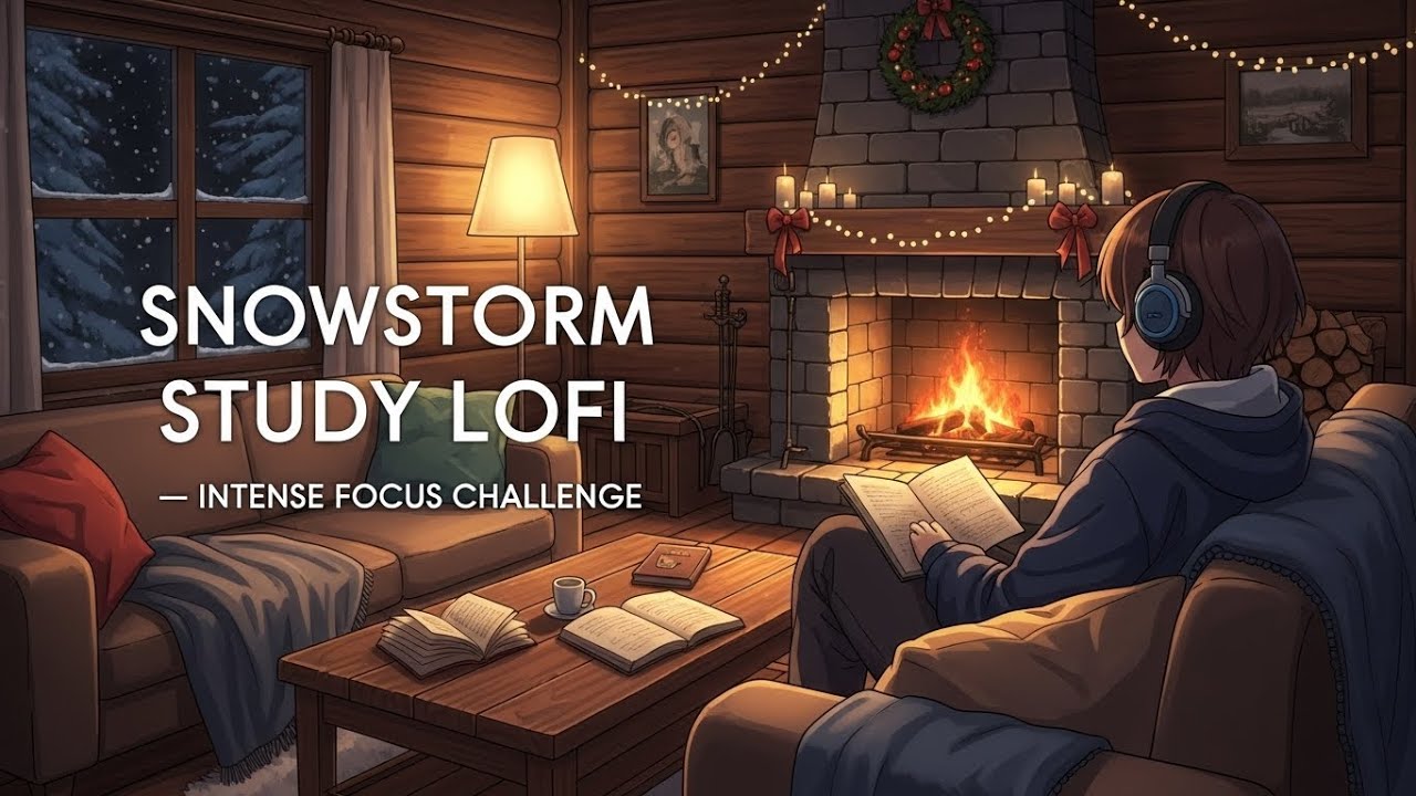 Snowstorm Study Lofi — Intense Focus Challenge
