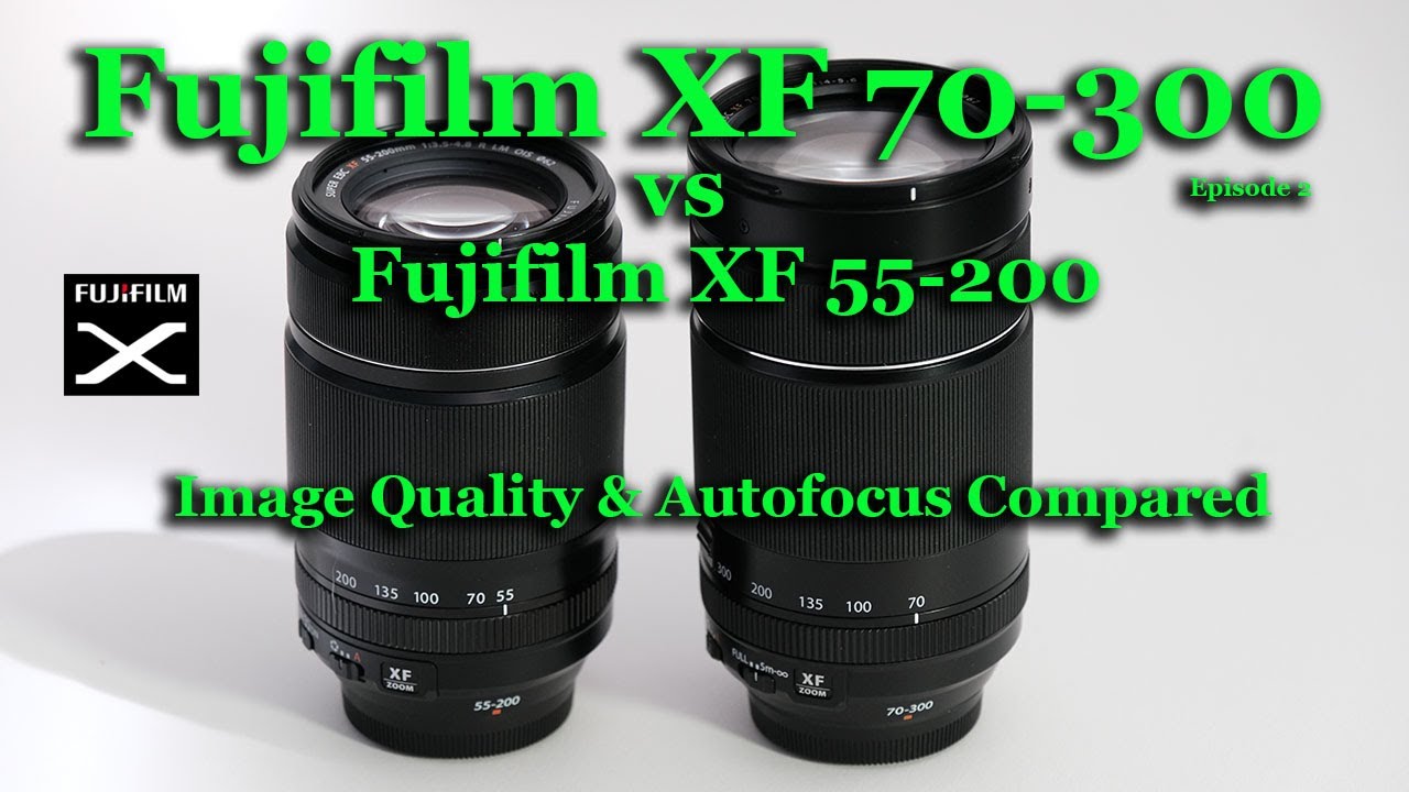 FUJI 70-300 против Fuji 55-200 | Сравнение качества изображения