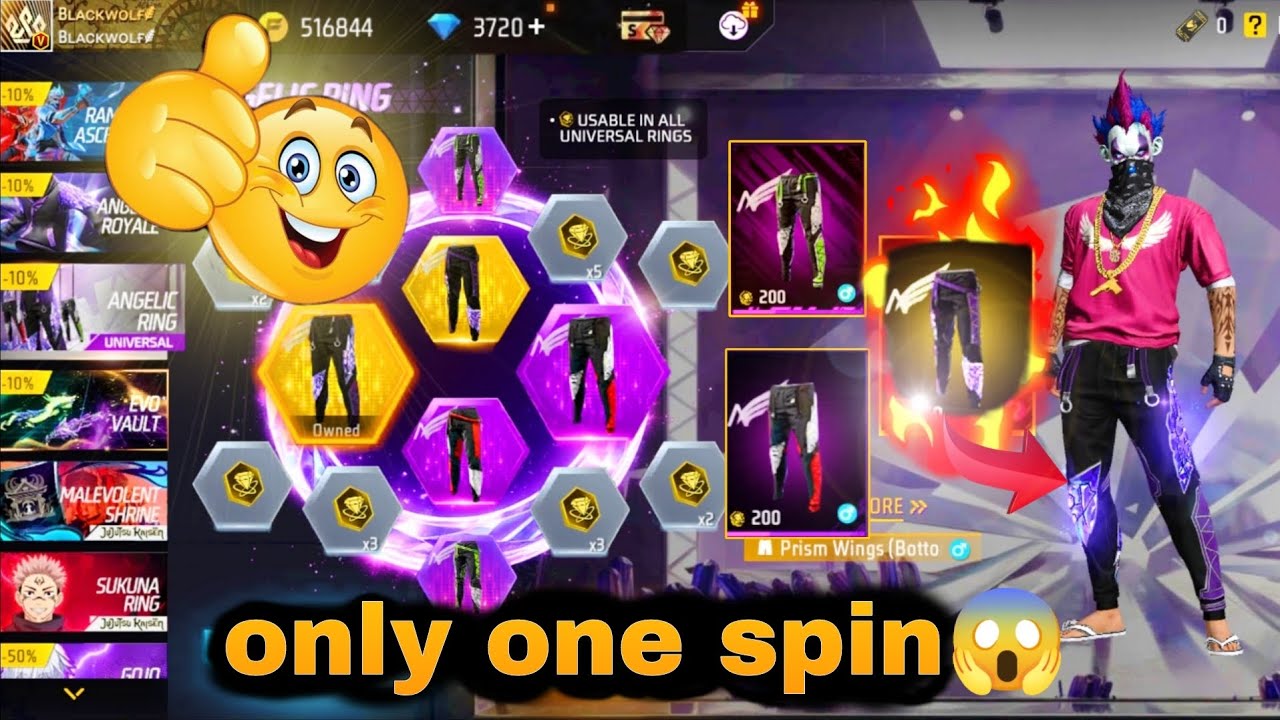 New anglic pant🥵one spine trick🤯#freefirenewevent