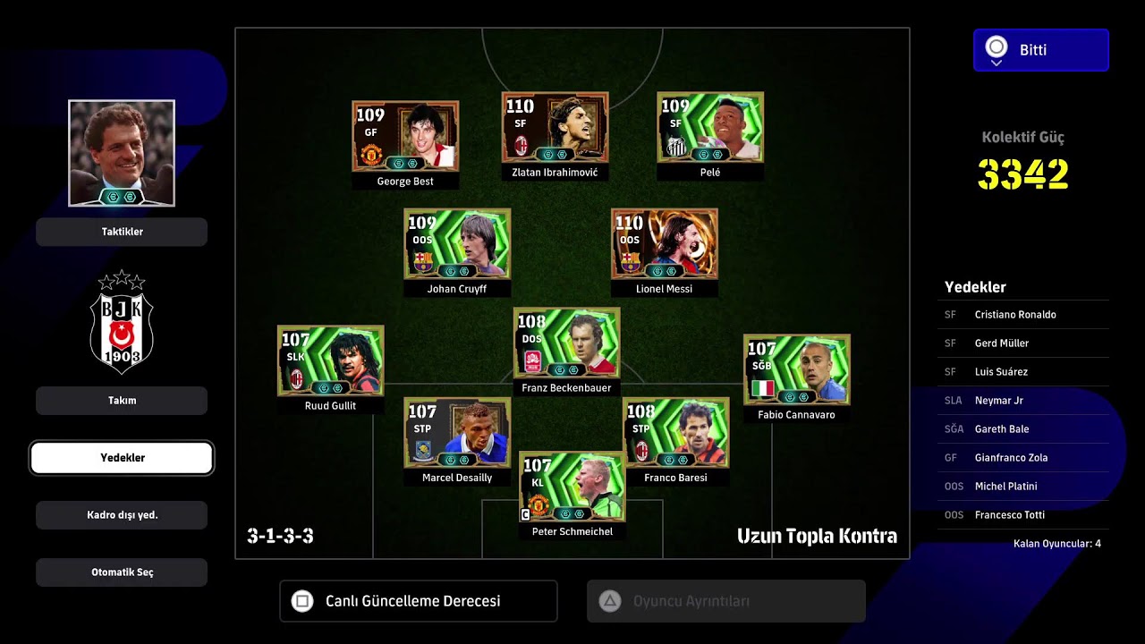 EFootball  26 vs kadro analizi