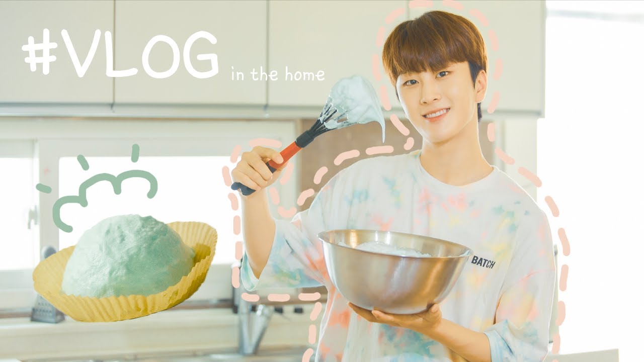 [VLOG] BAKING COOKBANG | 뉴키드 진권 일상 브이로그 구름빵 만들기 [In the Home]