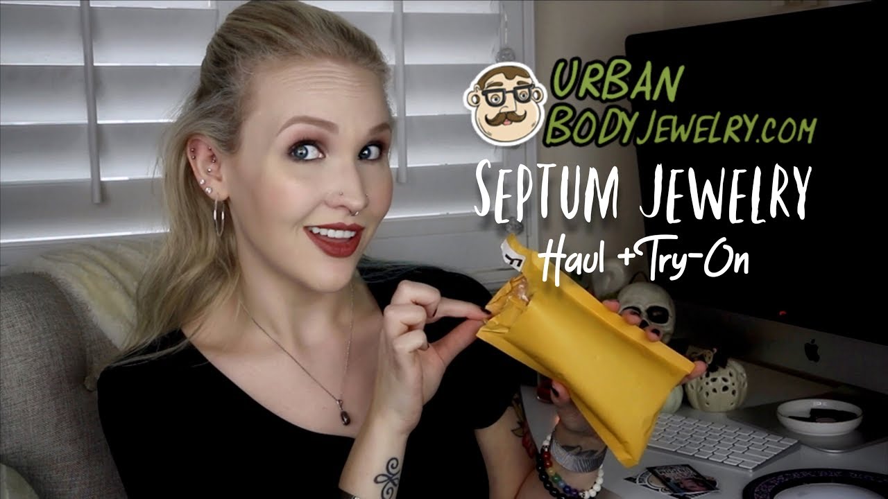 NEW Septum Jewelry Haul + Try-On!
