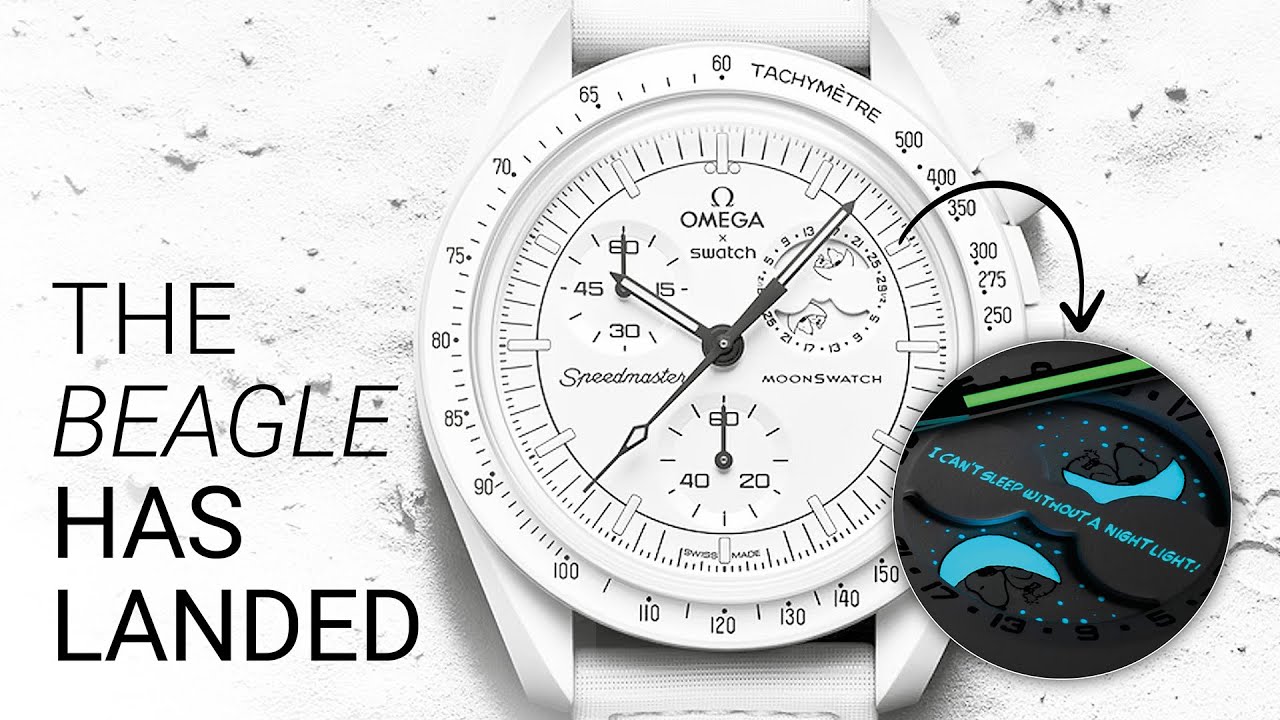OMG they DID IT!! Swatch x Omega SNOOPY Mission to the Moonphase