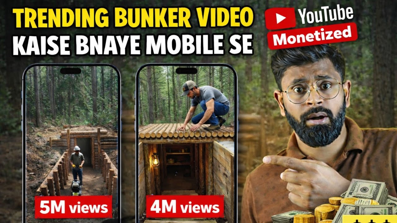 Trending AI Bunker video kaise banaye mobile se | AI video kaise bnaye house wala