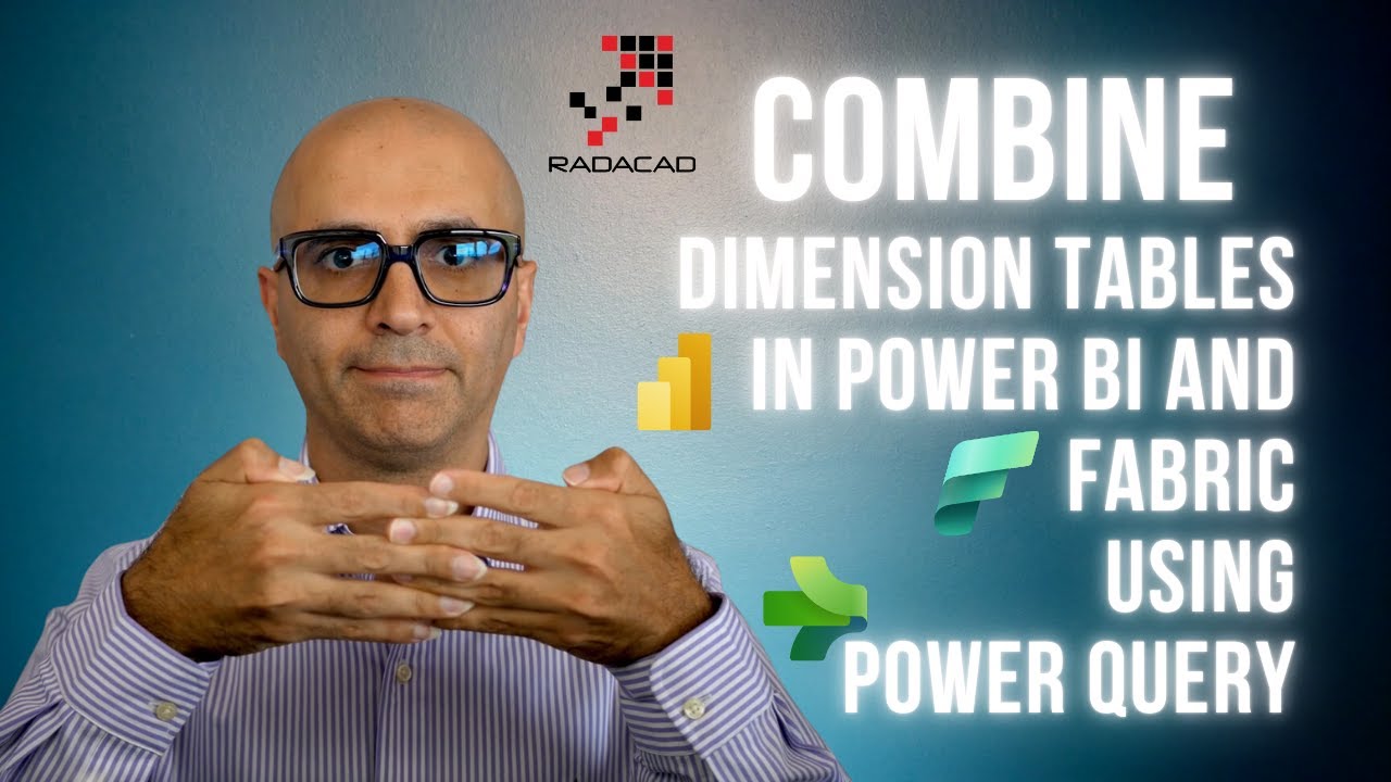 Объединение таблицы измерений в Power BI и Fabric с помощью Power Query