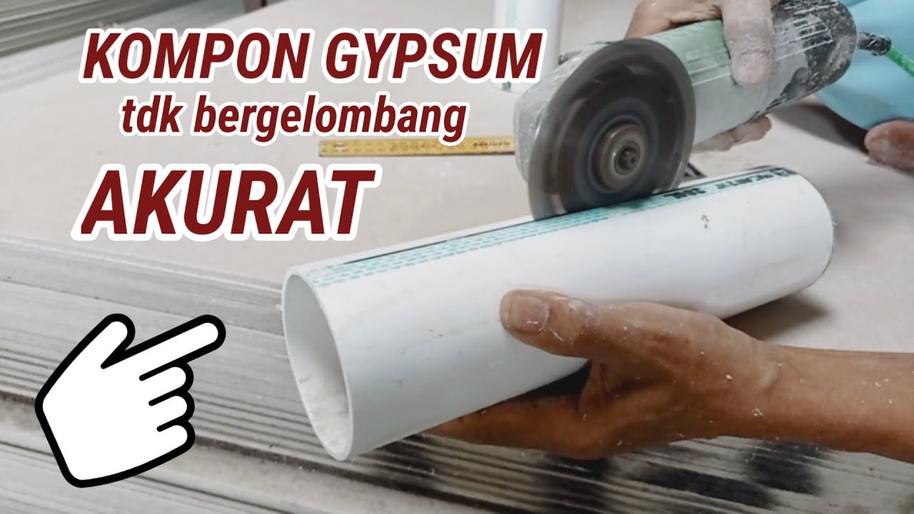 Cara membuat alat ngompon gypsum agar hasilnya  tidak bergelombang dan akurat