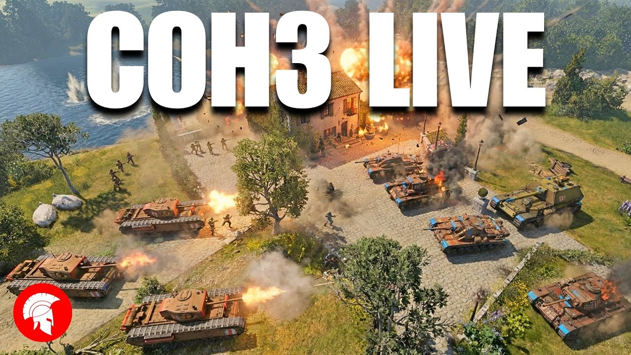 ⭐⭐⭐Company of Heroes 3 Live!⭐⭐⭐High Elo Action!⭐⭐⭐Achilles Gaming!