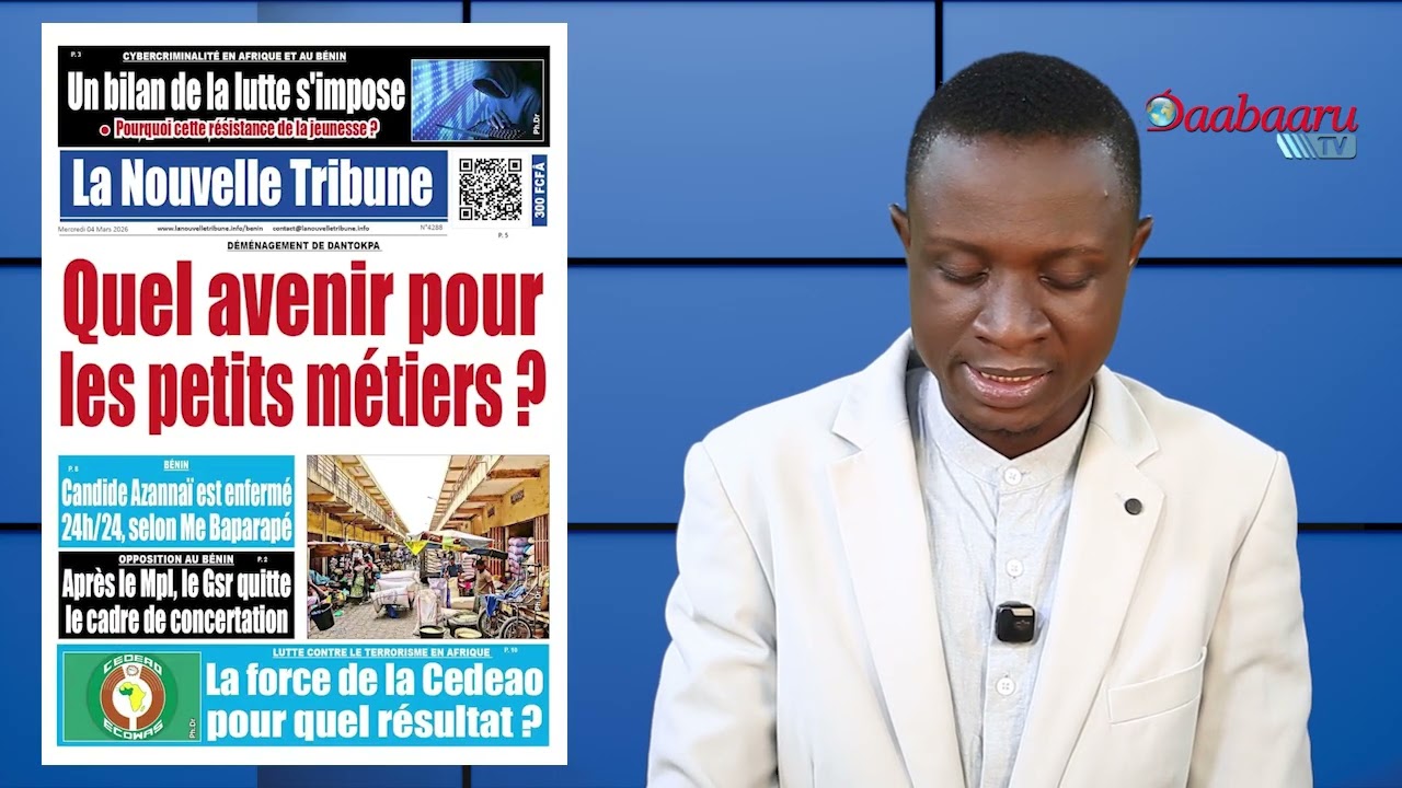 REVUE DES TITRES DES JOURNAUX DE CE MERCREDI  04 MARS 2026