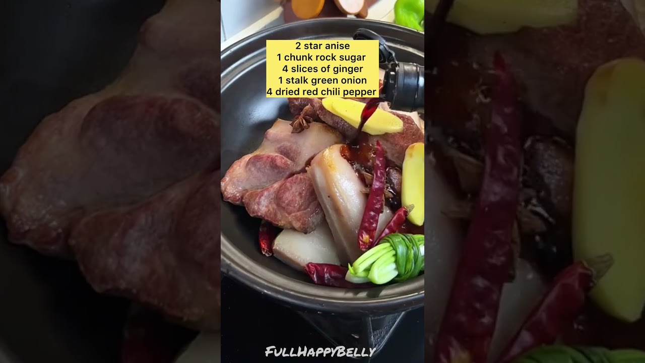 Yummy braised pork recipe