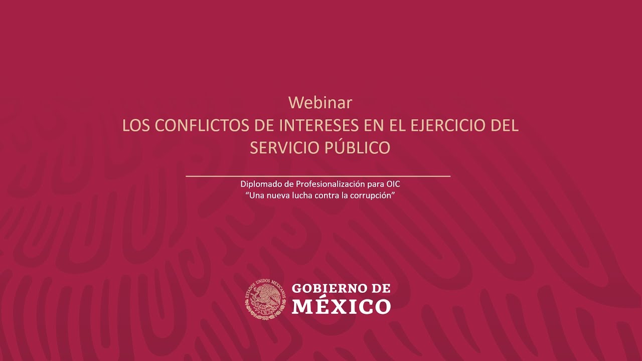 Conflictos de inter&eacute;s
