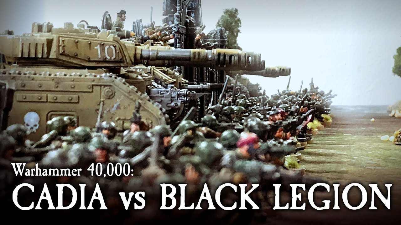 Astra Militarum vs Black Legion | Warhammer 40k Narrative Battle Report