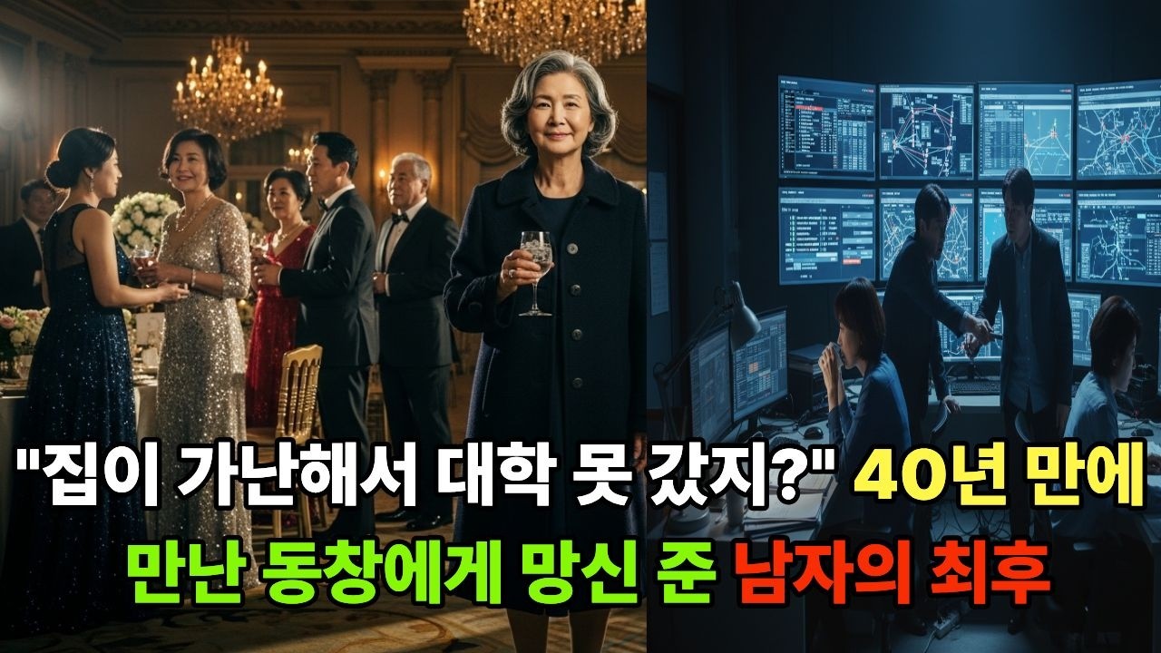 집이 가난해서 대학 못 갔지 40년 만에 만난 동창에게 망신 준 남자의 최후#실버드라마  #인생역전 #정의구현 #감동실화